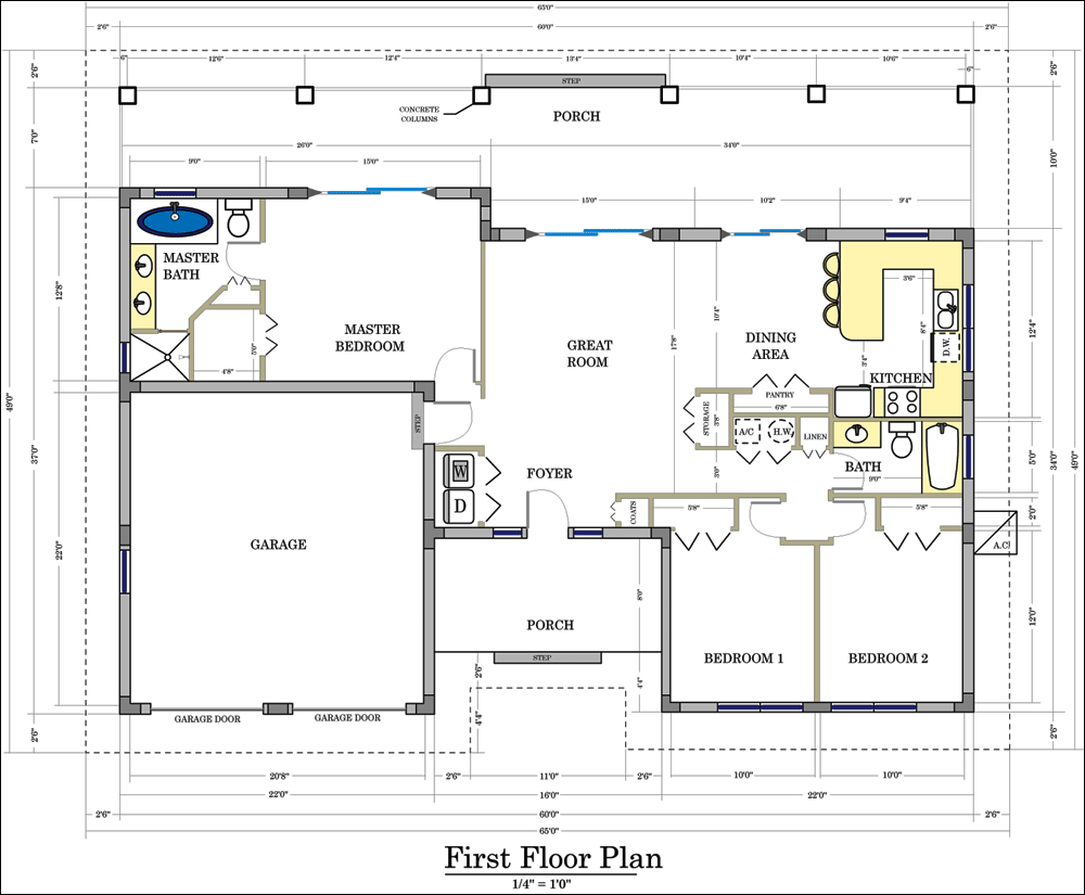 Floor Plans and Site Plans Design